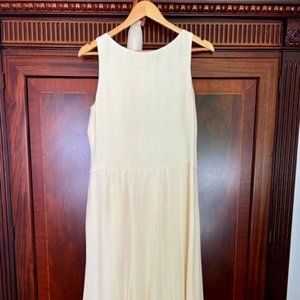 Carolina Herrera Cream Silk Dress